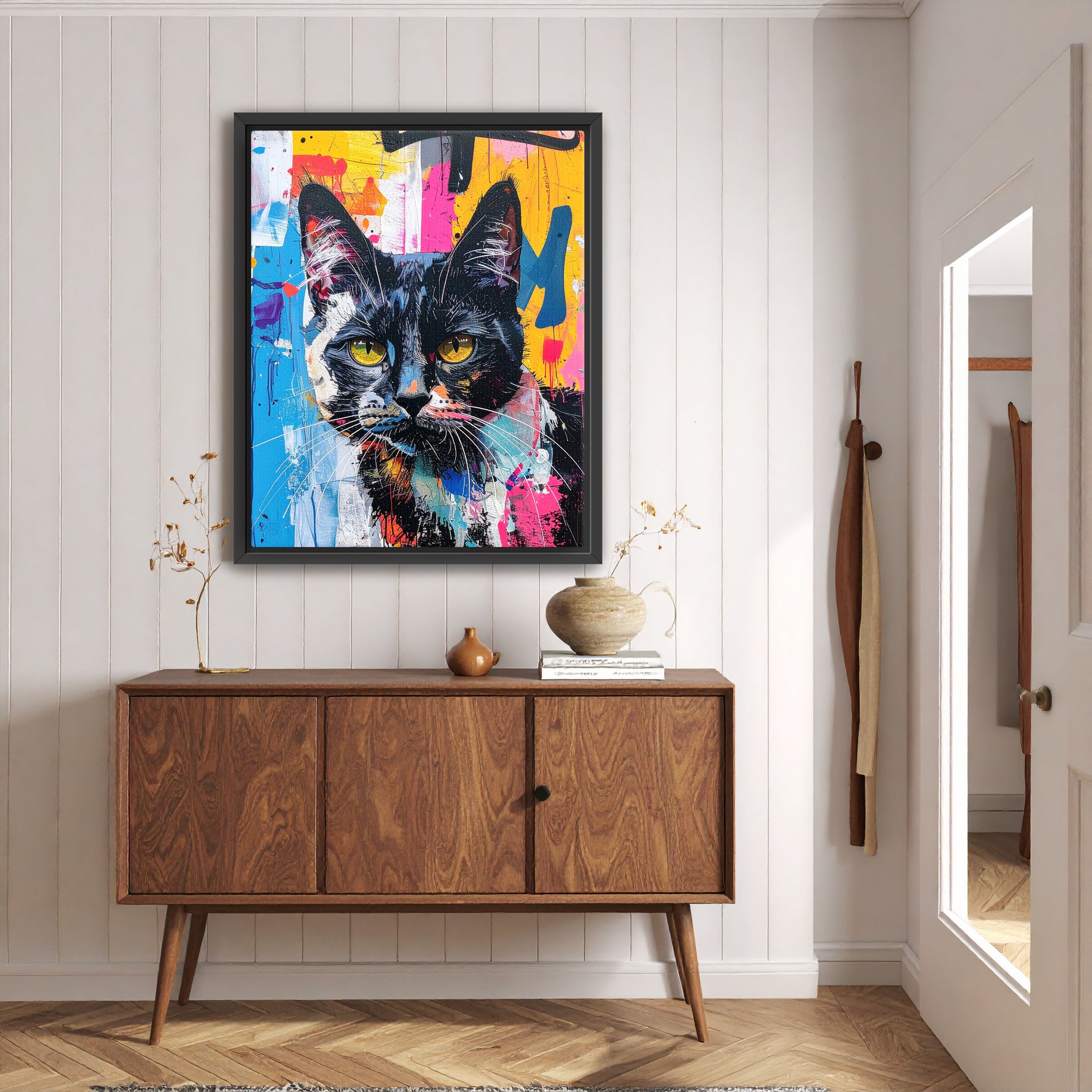 Basquiat-inspired-pet-canvas