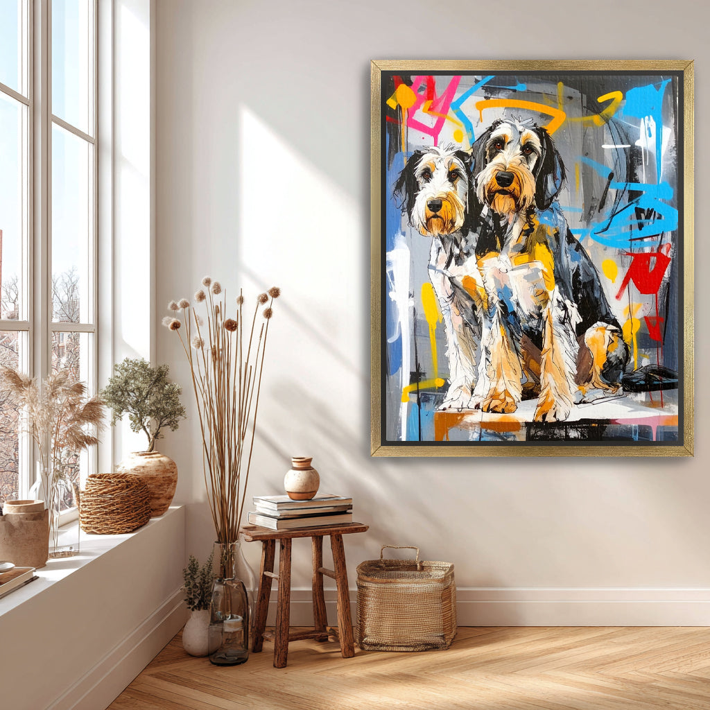 Basquiat-inspired-pet-canvas